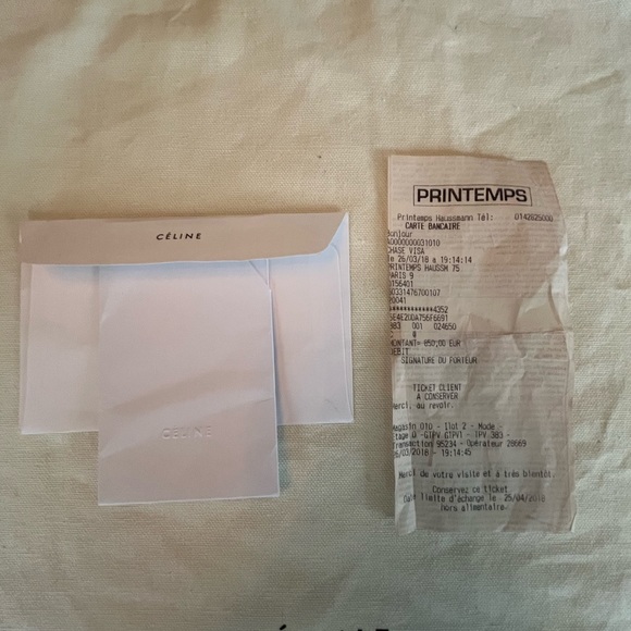 Celine Grain Calfskin Cabas Bag - Picture 7 of 7